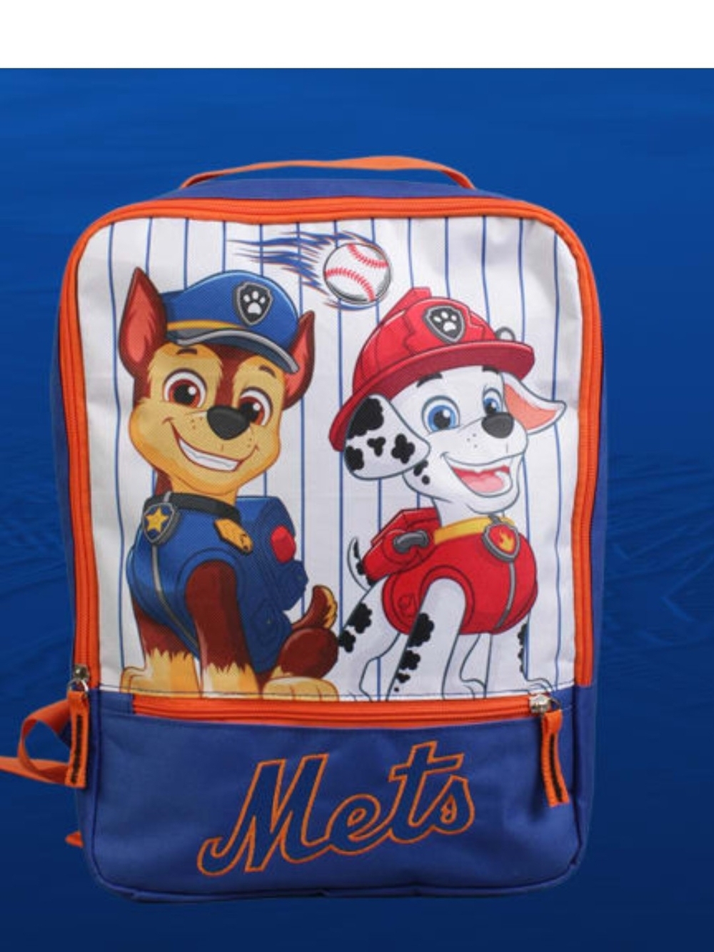 Paw Patrol Kids Backpack in Blue, Orange & White